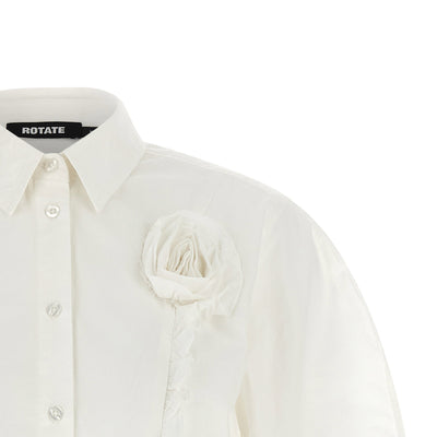 Rotate Birger Christensen 3d Floral Detail Shirt