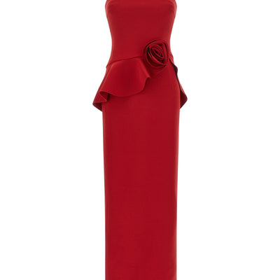 Rotate Birger Christensen 3d Floral Detail Dress