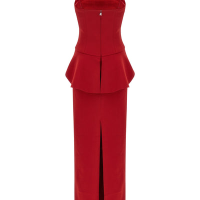 Rotate Birger Christensen 3d Floral Detail Dress