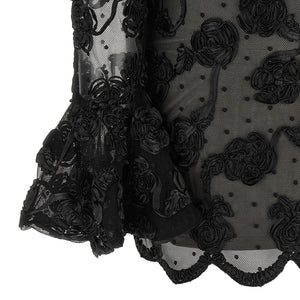 Rotate Birger Christensen Flower Mesh Dress