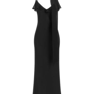 Rotate Birger Christensen Slip Dress With Scarf