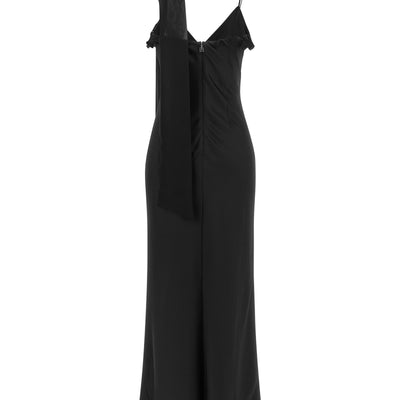 Rotate Birger Christensen Slip Dress With Scarf