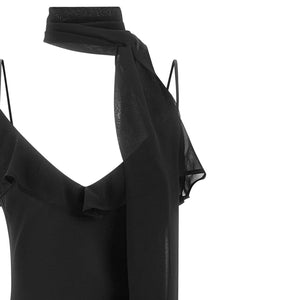 Rotate Birger Christensen Slip Dress With Scarf