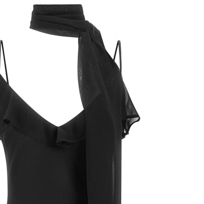 Rotate Birger Christensen Slip Dress With Scarf
