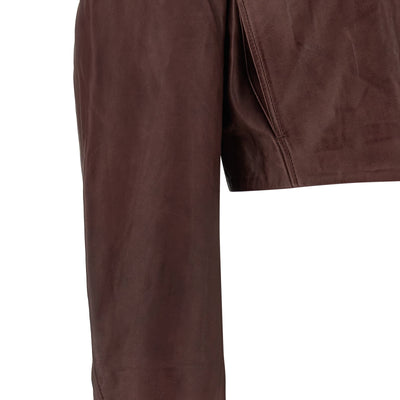 Rotate Birger Christensen Boxy Square Leather Jacket