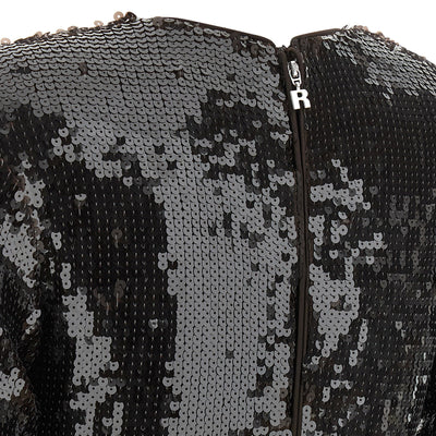 Rotate Birger Christensen Sequin Dress With Flower