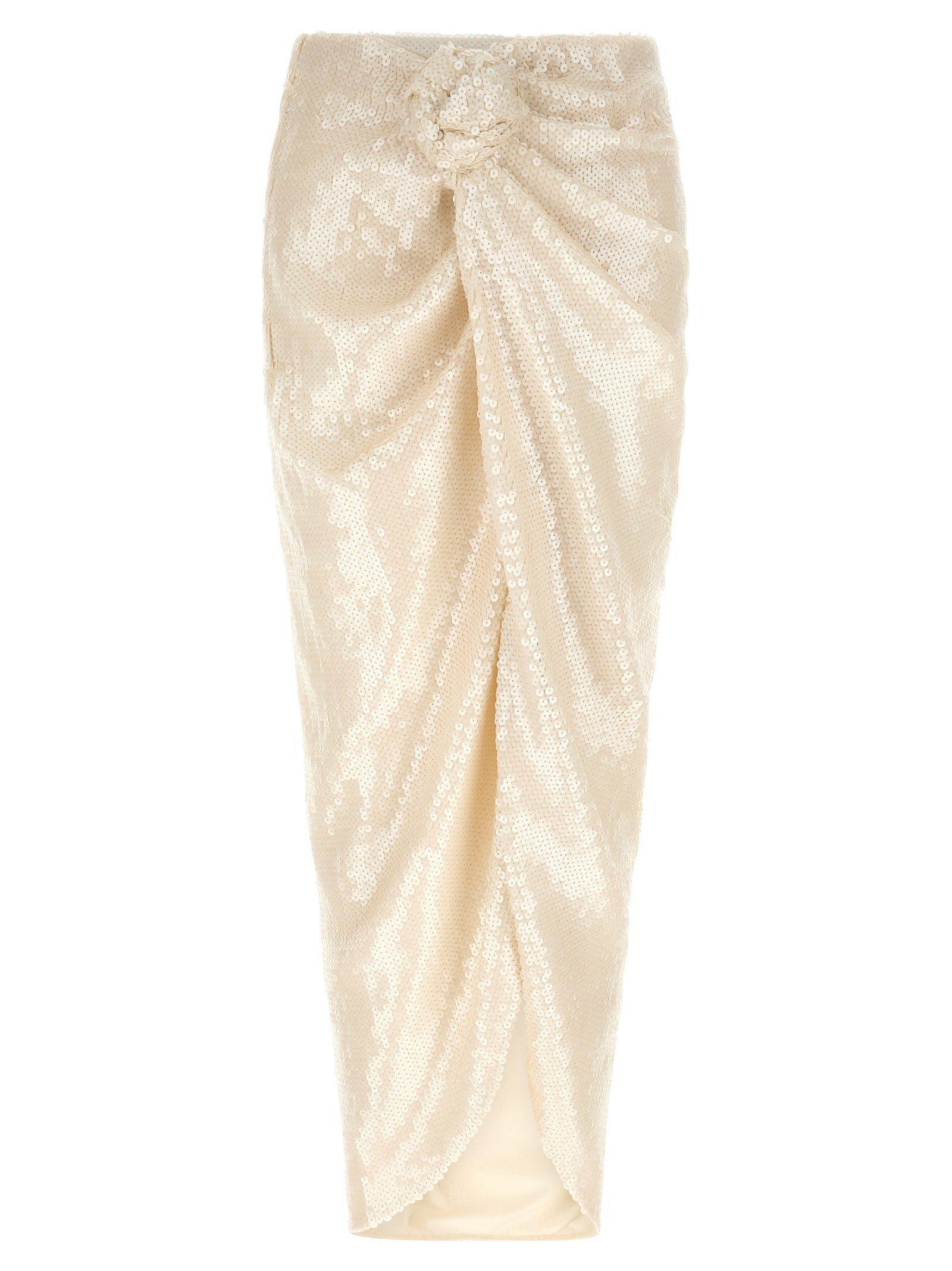 Rotate Birger Christensen Sequins Knot Skirt