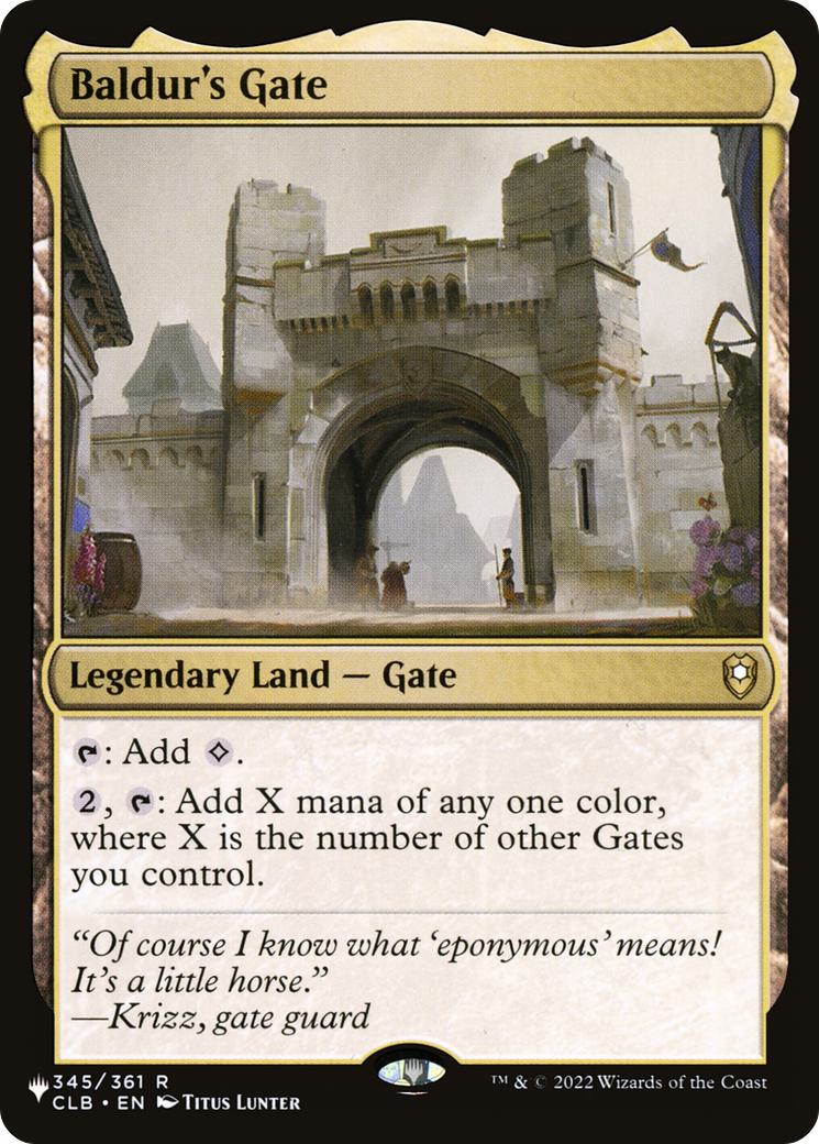 Baldur's Gate [CLB-345] [The List] [Non-Foil]