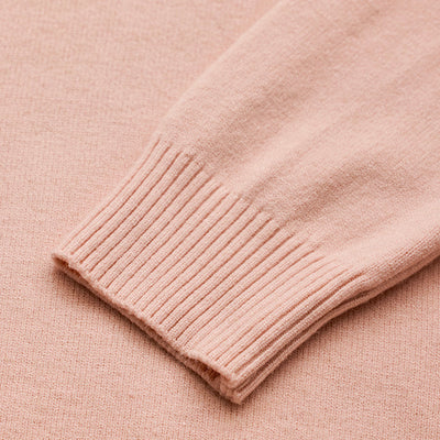 Light Pink Knitted Sweatshirt