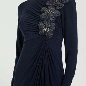 Mac Duggal 11850 Fitted Formal Long Sleeve Evening Dress