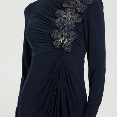 Mac Duggal 11850 Fitted Formal Long Sleeve Evening Dress