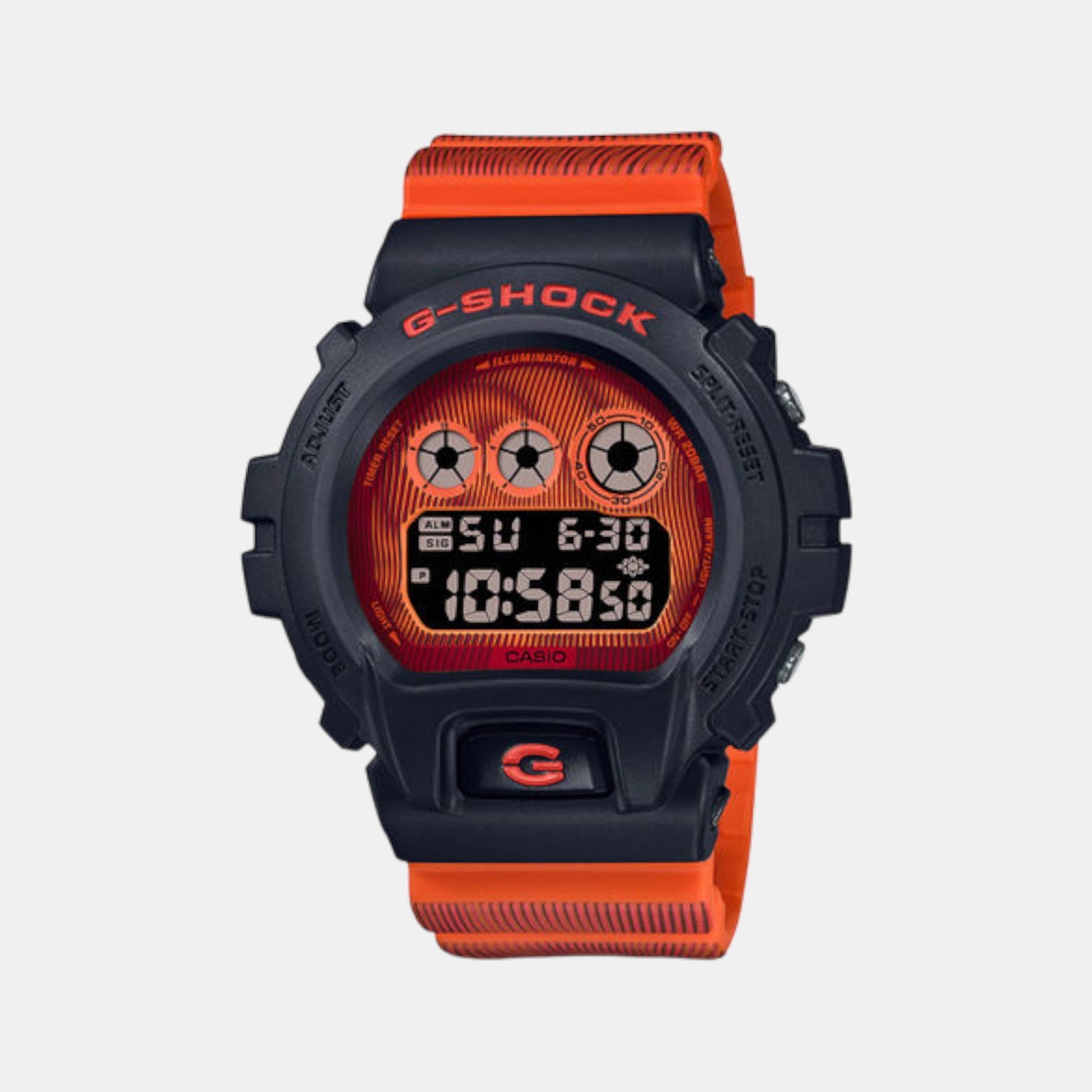G-Shock Men Quartz Two Tone Dial Digital Resin Watch G1326
