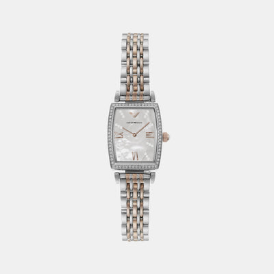 Gianni T-B Women Quartz White Dial Analog Stainless Steel Watch AR11519