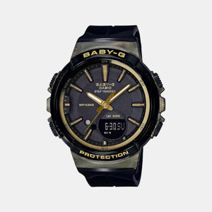 Baby-G Women Quartz Grey Dial Analog-Digital Resin Watch B211