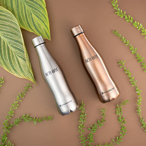 Acti-Bot Stainless Steel Single Wall Water Bottle 900ml.