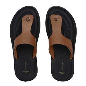 Comet Leather Slippers by Aspeerio