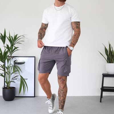 CAPO Lightweight Dark Grey Cargo Shorts