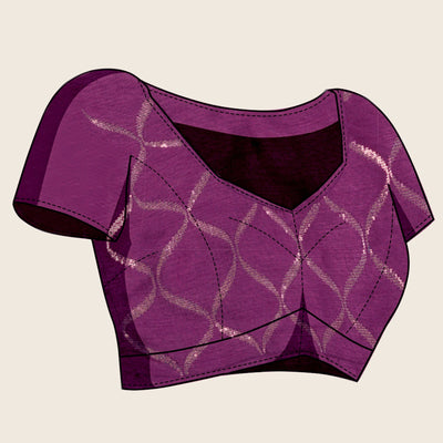 Lavender Sequins Embroidered Georgette Saree