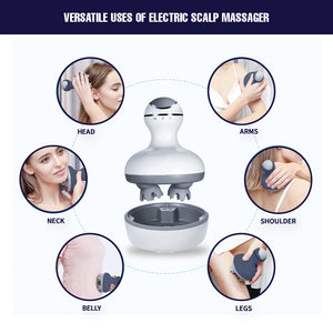 Electric Scalp Massager | Hair Growth | Deep Massage | Rechargeable - New