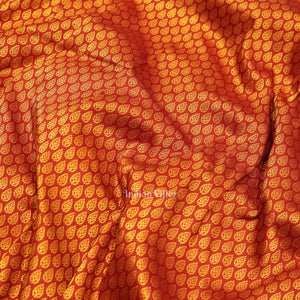 Exclusive Red With Golden Body Work Pure Kanjivaram Silk Saree