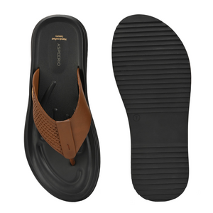Comet Leather Slippers by Aspeerio