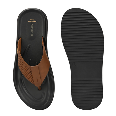 Comet Leather Slippers by Aspeerio