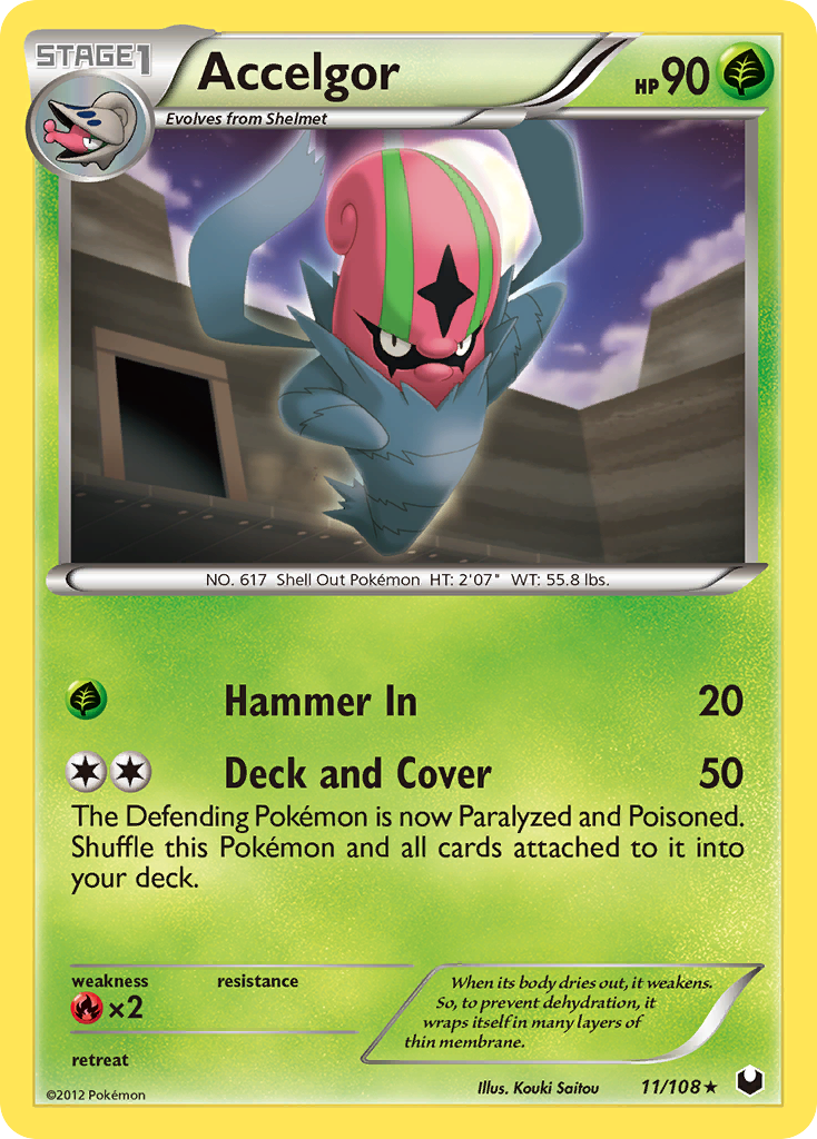 Accelgor - 11/108 - Rare