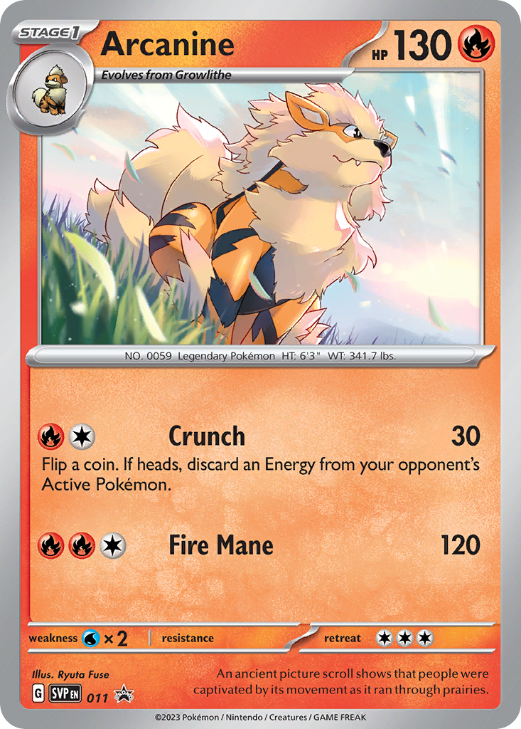Arcanine - 011 - Promo