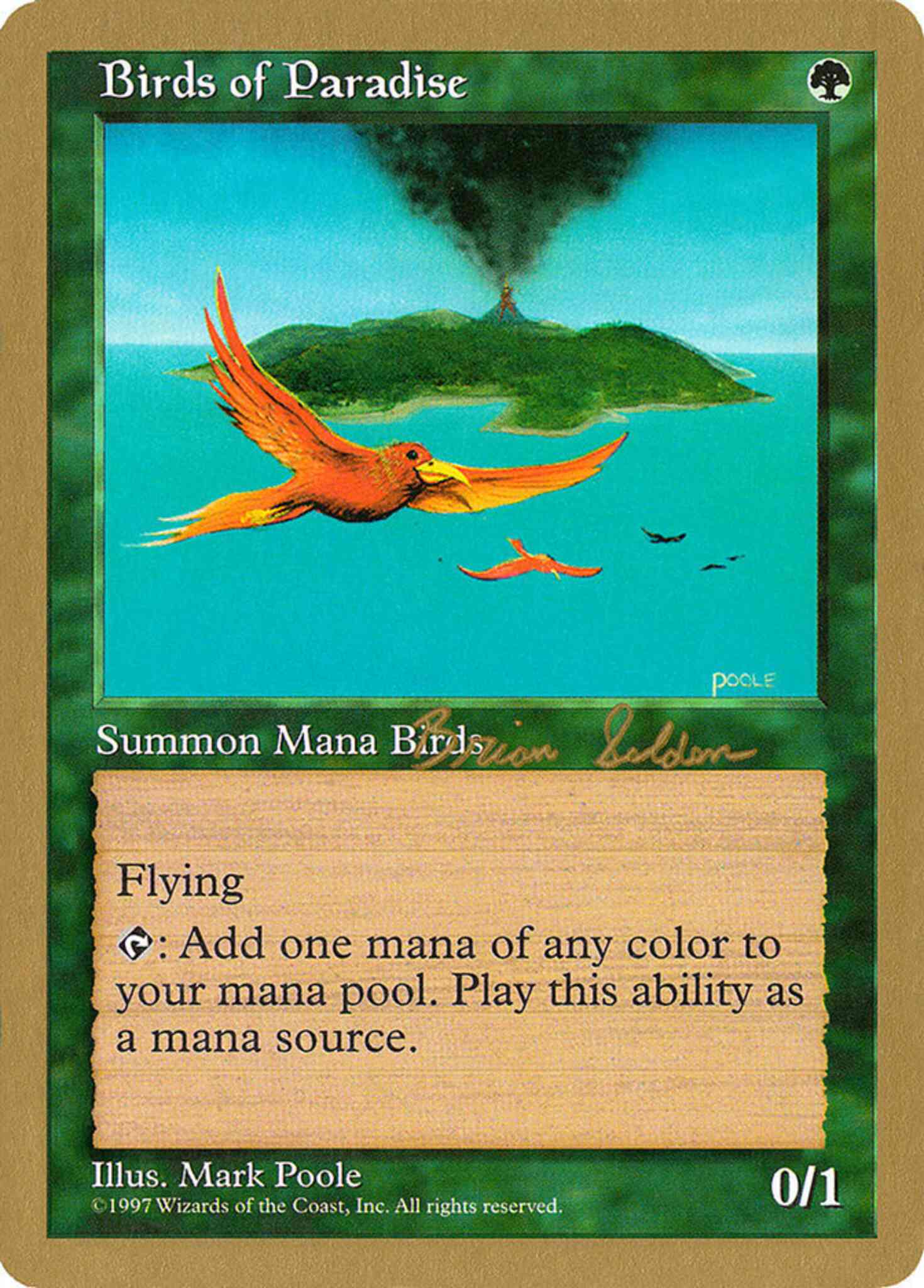 Birds of Paradise [bs280] [World Championship Decks 1998] [Non-Foil]