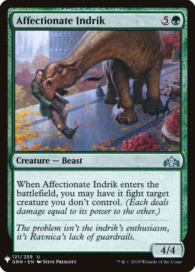 Affectionate Indrik [GRN-121] [The List] [Non-Foil]