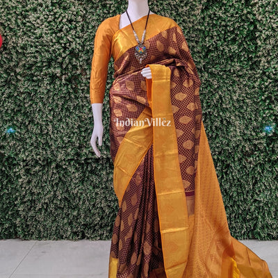 Maroon Pure Kanjivaram Silk Saree