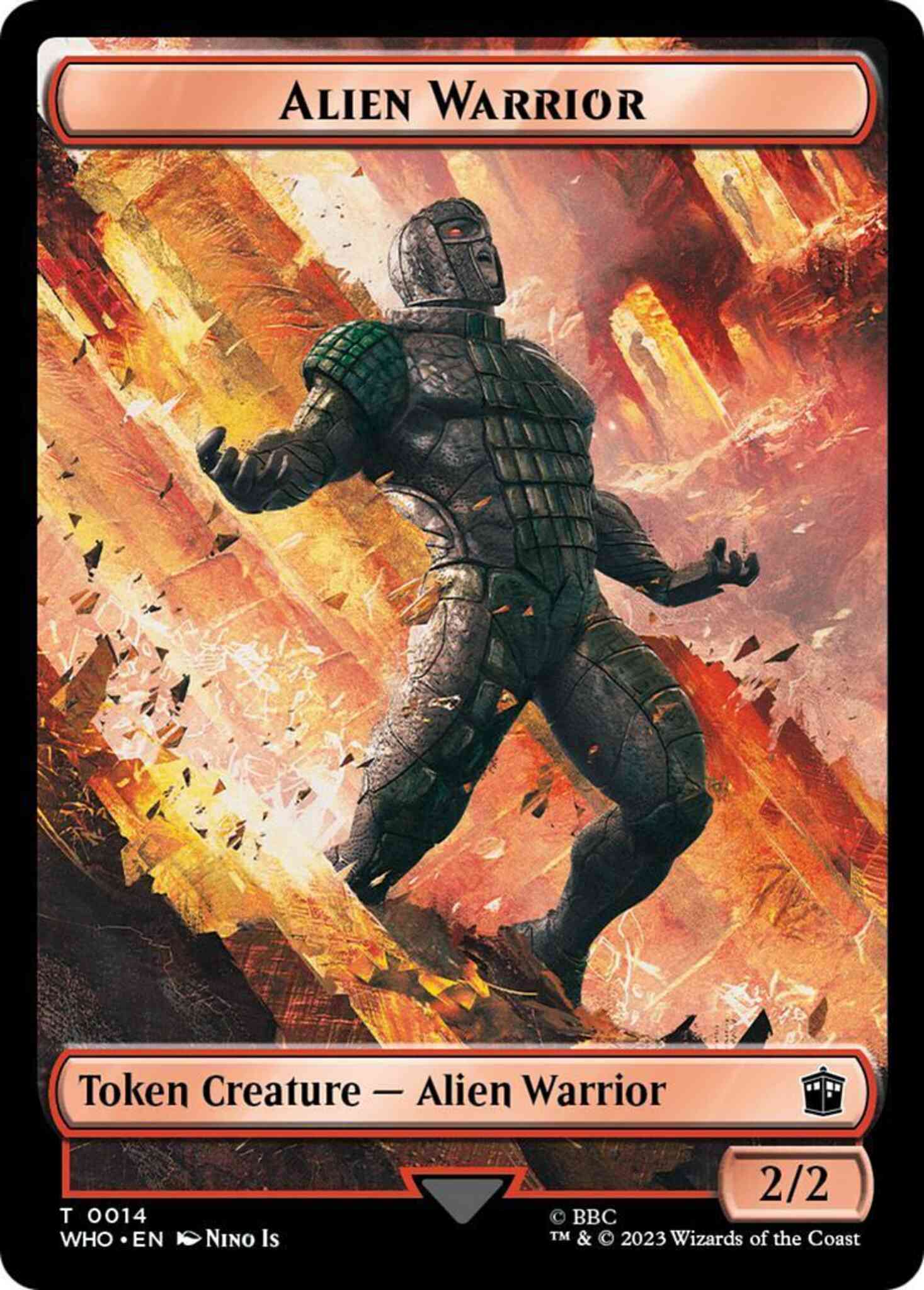 Alien Warrior Token (14) // Treasure Token (30) [Universes Beyond: Doctor Who: Tokens] [Non-Foil]