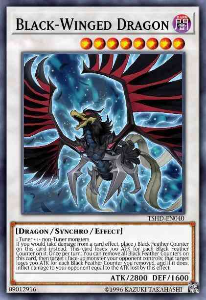 Black-Winged Dragon - TSHD-EN040 - Ultimate Rare - 1st Edition
