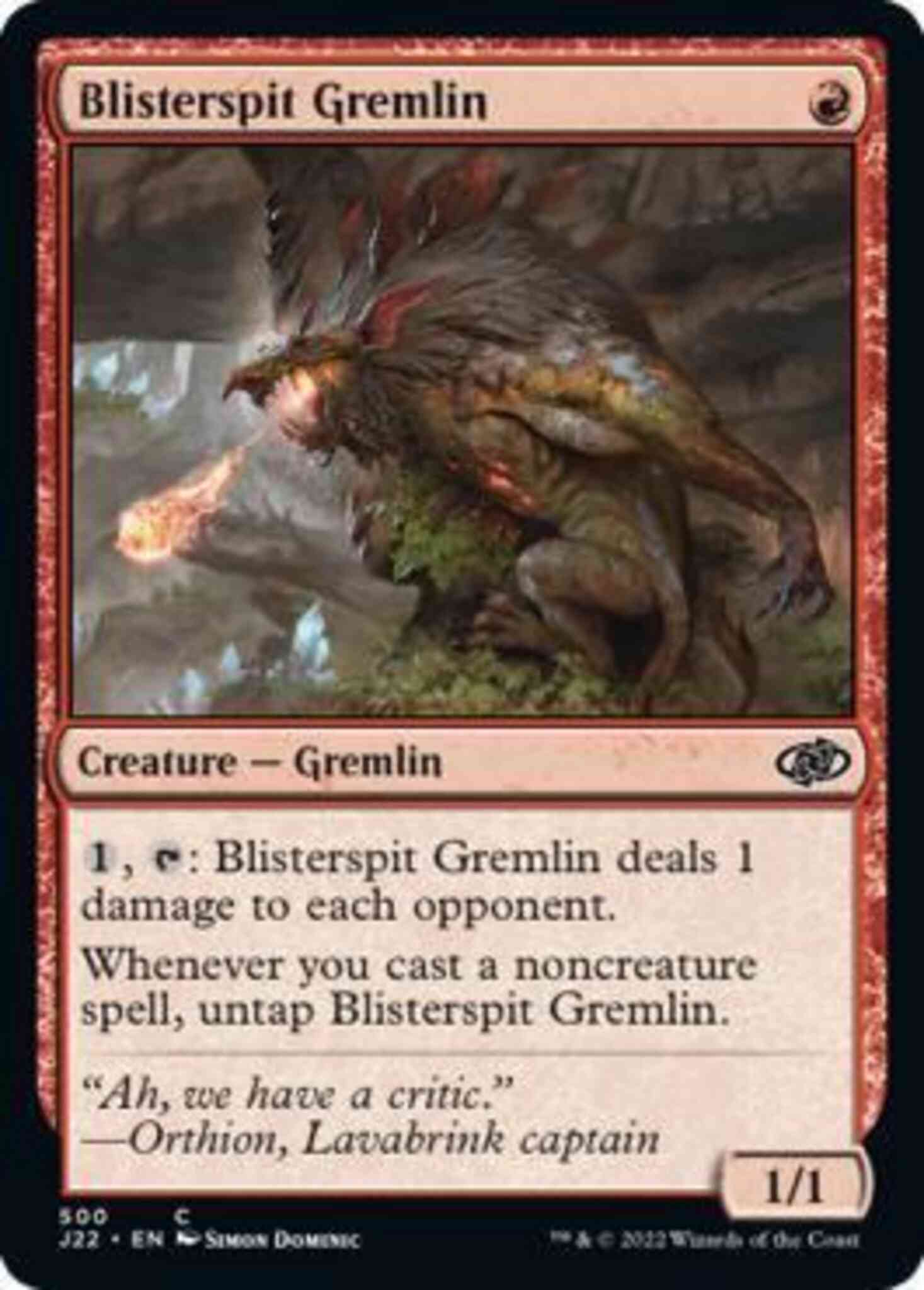 Blisterspit Gremlin [500] [Jumpstart 2022] [Non-Foil]