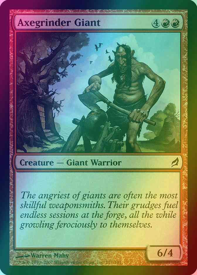 Axegrinder Giant [151] [Lorwyn] [Foil]