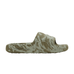 adidas Adilette 22 Slides Olive Strata Silver Green