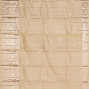 Kanchipattu Brocade Cream Saree
