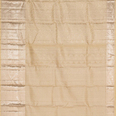 Kanchipattu Brocade Cream Saree