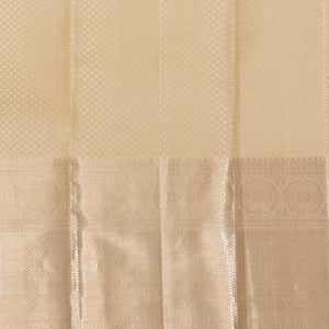 Kanchipattu Brocade Cream Saree