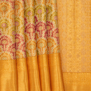 Kanchipattu Brocade Gold Saree