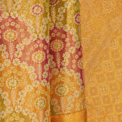 Kanchipattu Brocade Gold Saree