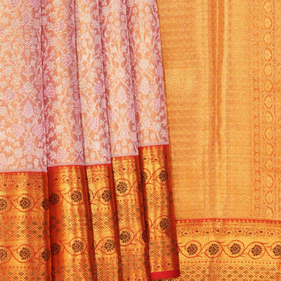 Kanchipattu Brocade Gold Saree