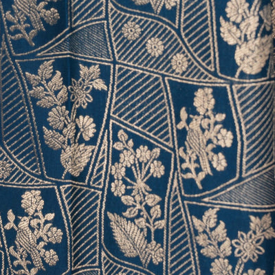 Kanchipattu Brocade Blue Saree