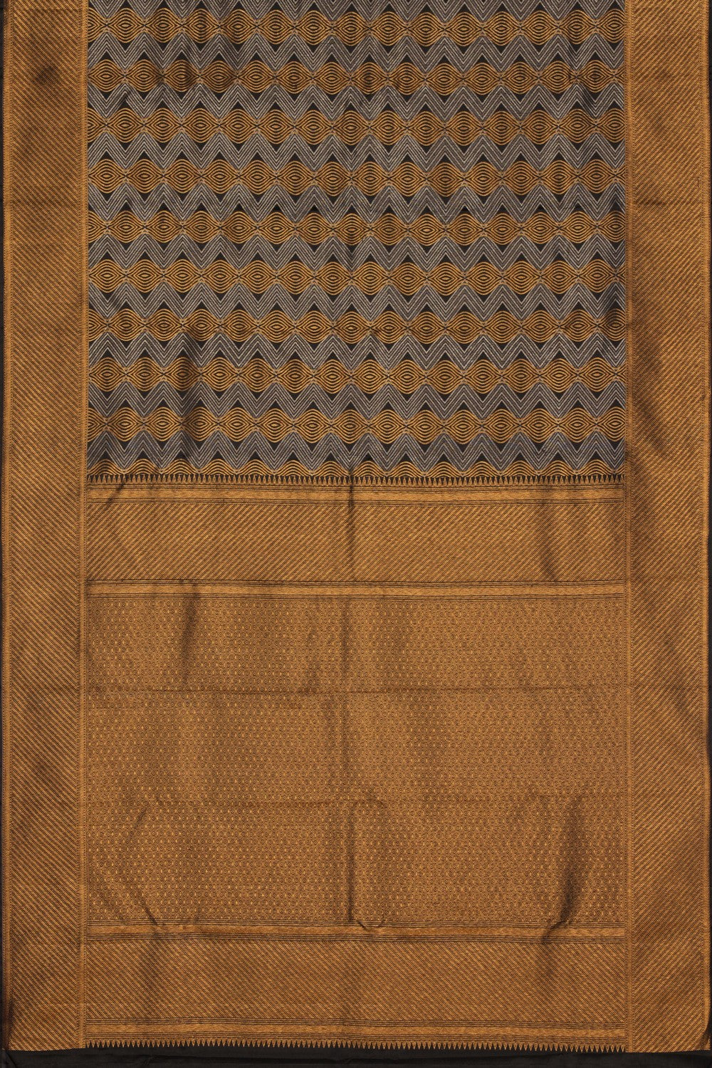 Kanchipattu Brocade Black Saree
