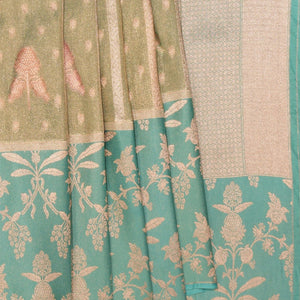 Gorgeous Silk Green Saree
