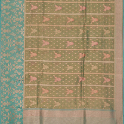 Gorgeous Silk Green Saree