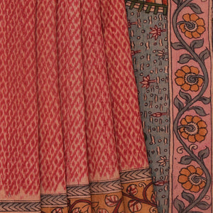 Dupion Silk Pink Saree