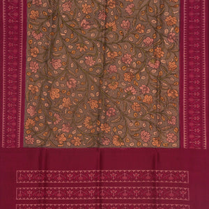 Kalamkari Hand-Painted Patola Saree