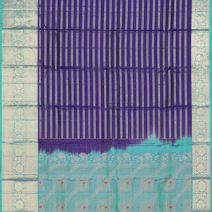 Dark Blue Silk Saree