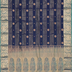 Dark Blue Silk Saree